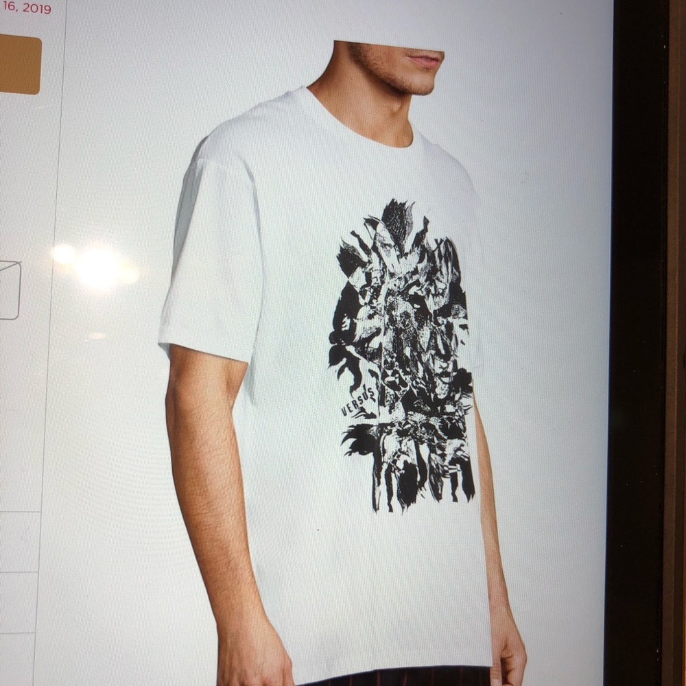 Versus printed Cotton graphic T